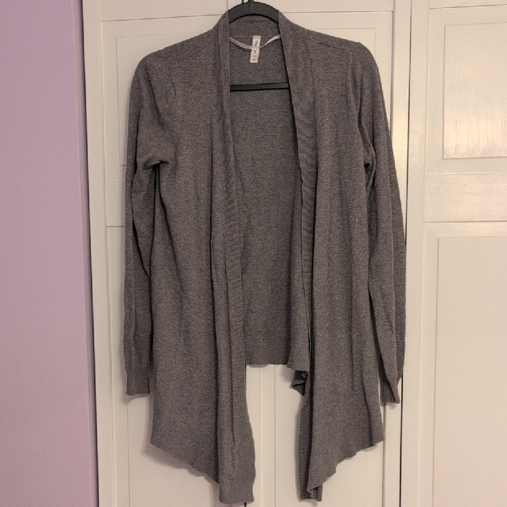 RVCA Heather Gray Open Cardigan